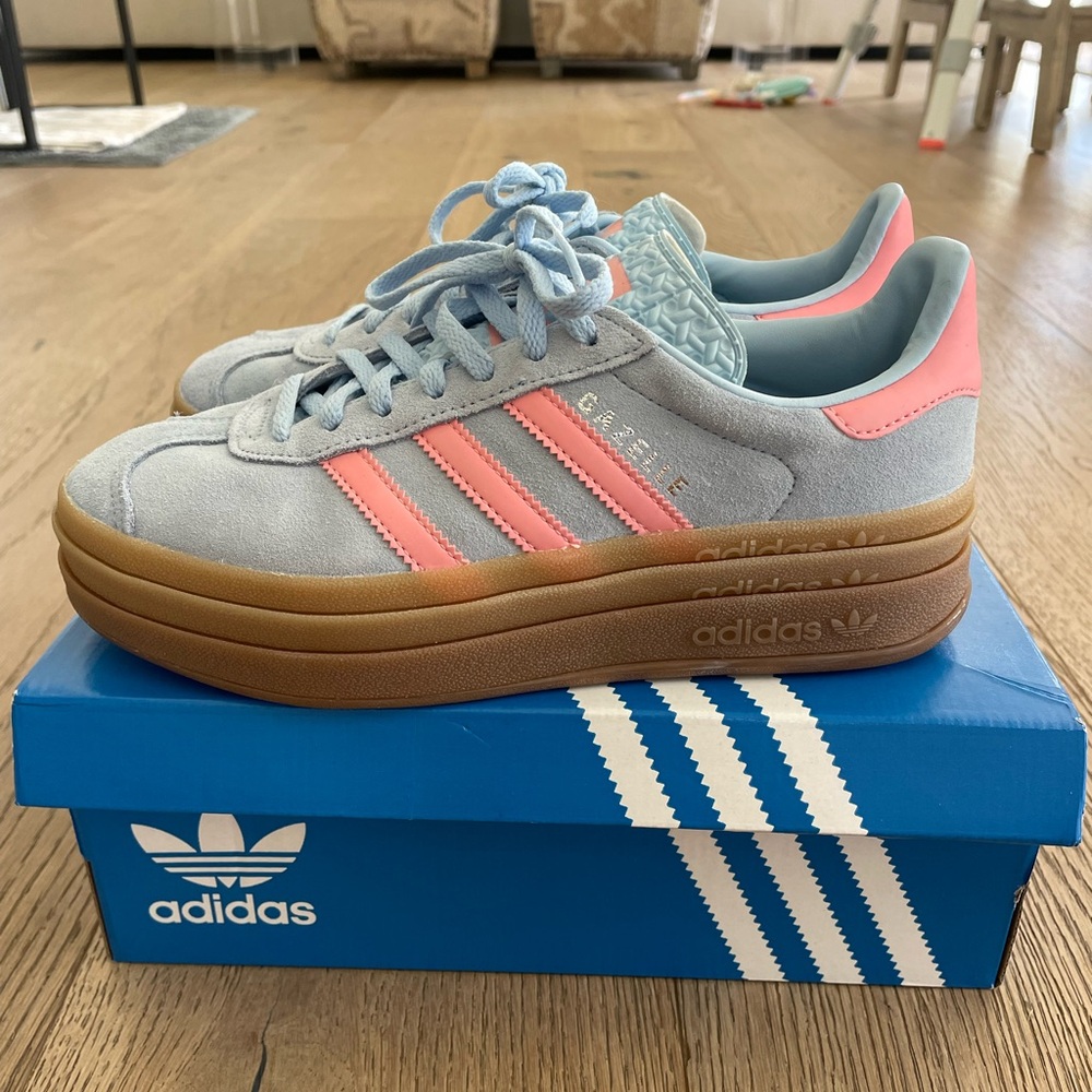 Adidas Gazelle Bold Clear Sky/Semi Pink